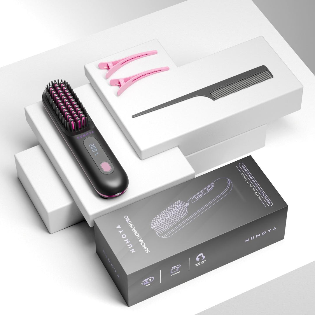 Cordless Straightening Brush - NUMOYA
