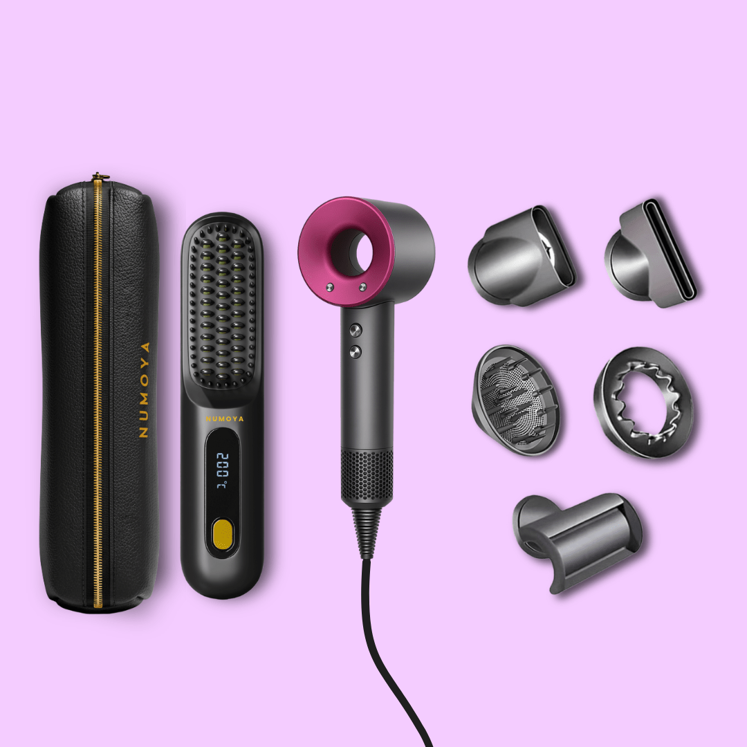 GoBrush MAX + Leather Pouch + 5-in-1 Lunair Dryer