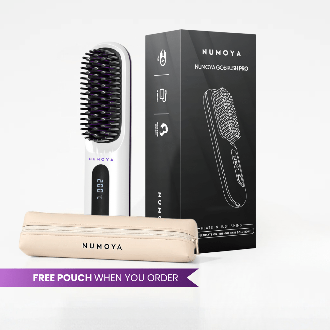 [NEW] Numoya Portable Straightener Brush - GoBrush PRO