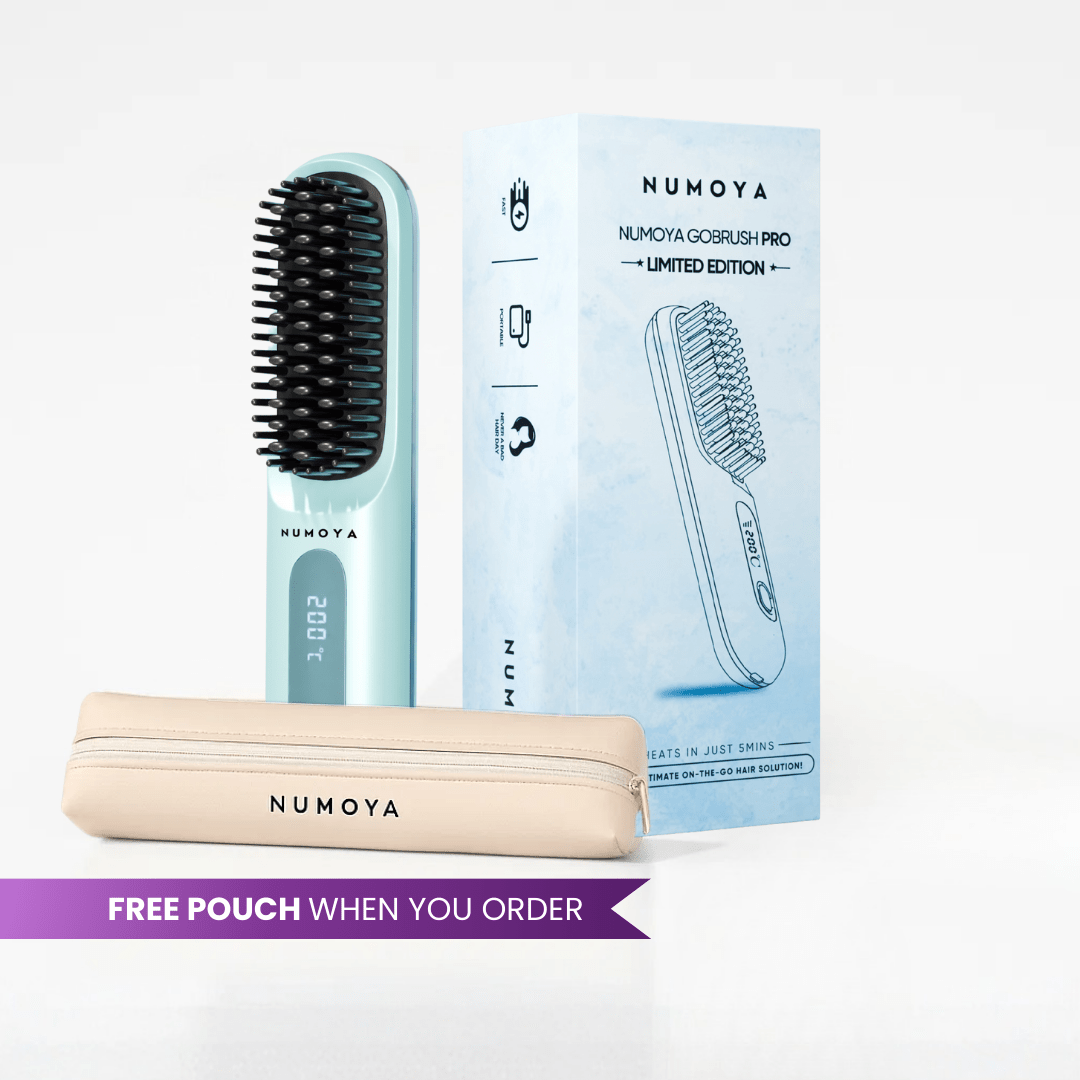[NEW] Numoya Portable Straightener Brush - GoBrush PRO