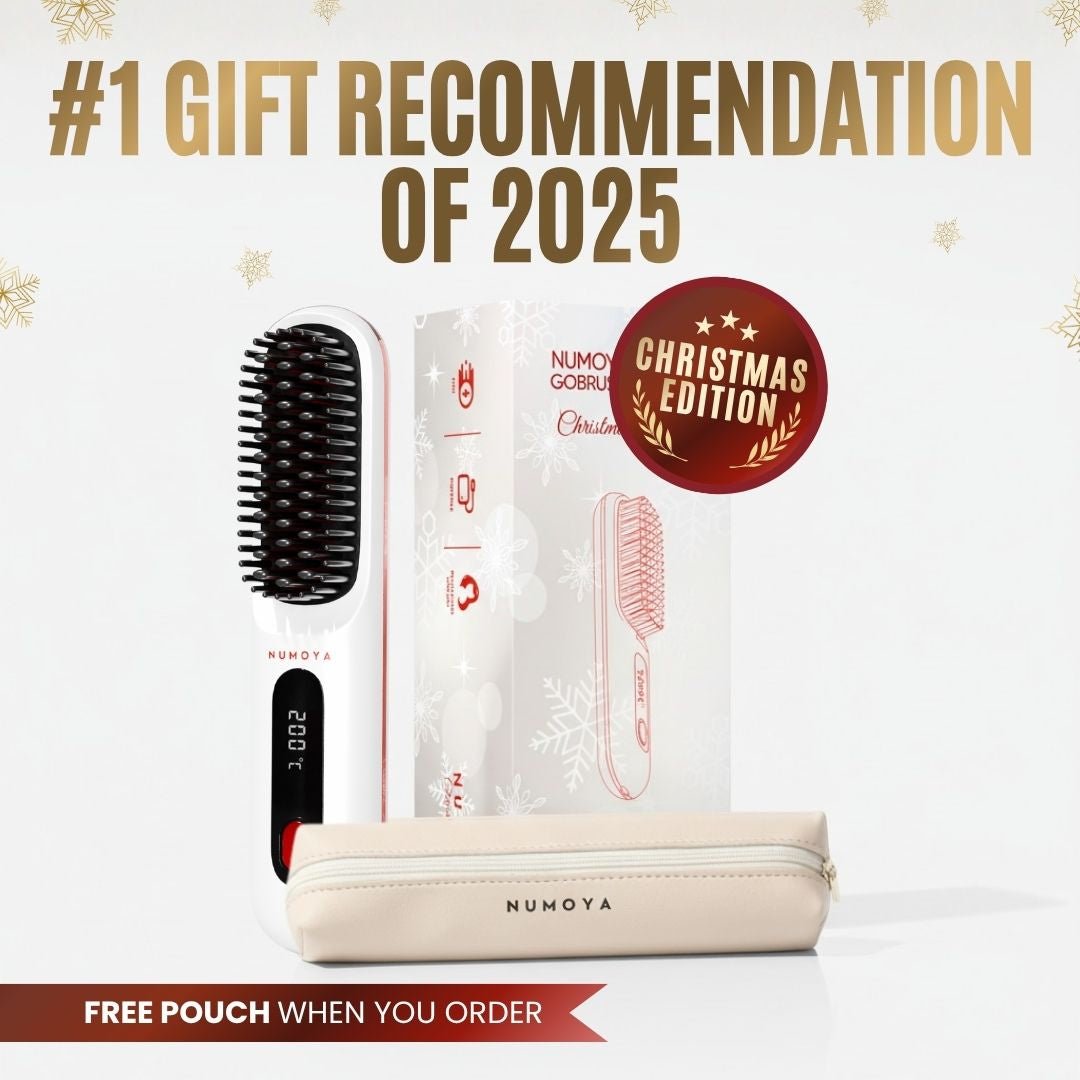 [NEW] Numoya Portable Straightener Brush - GoBrush PRO