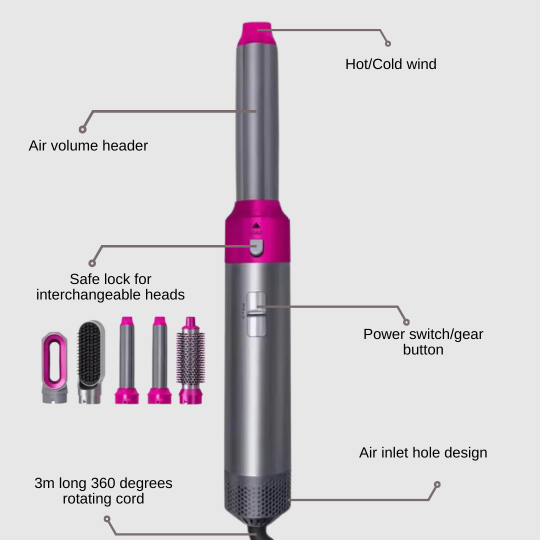 Numoya 5-in-1 Styler: Your Ultimate Hair Styling Solution