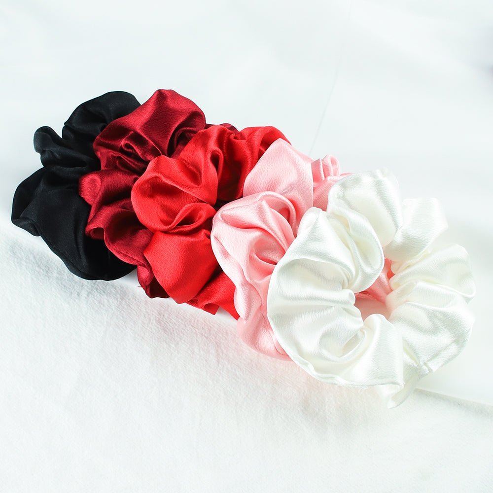 Numoya Satin Scrunchies 5-PACK - NUMOYA