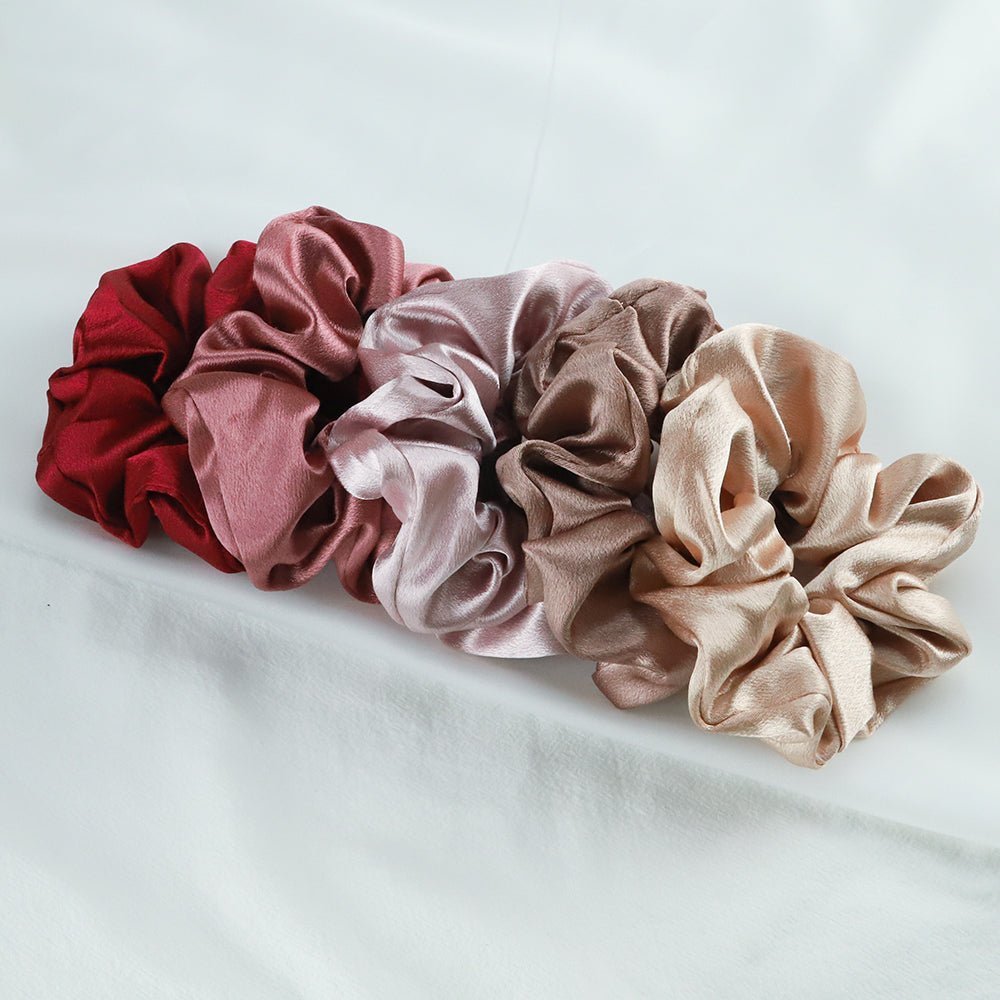 Numoya Satin Scrunchies 5-PACK - NUMOYA