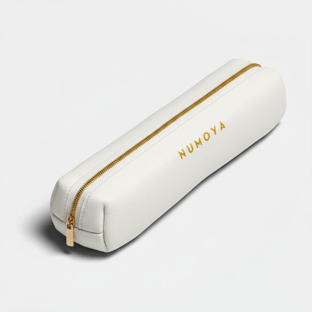 White Leather Pouch for GoBrush - NUMOYA